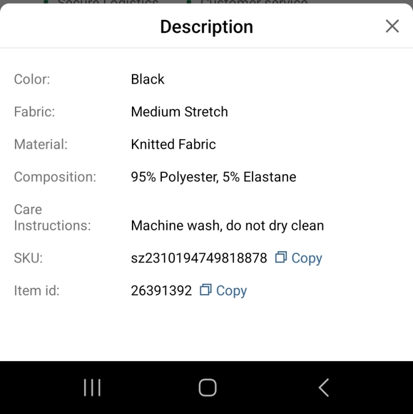 SHEIN Essnce Half Zippered Bodycon Dress with Fuzzy Lining - Picture 6 of 6